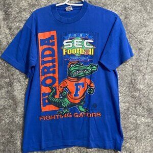 Florida Gators University NCAA Game Day Vintage Retro Tee Shirt 1992